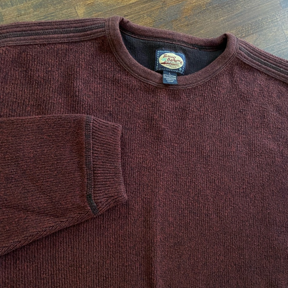 Tommy Bahama Crewneck Sweater Mens Large Cotton Polyester Blend Sweatshirt